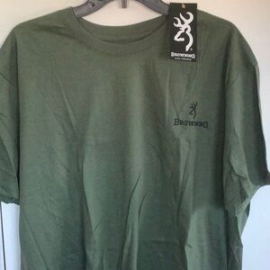 Browning Green Short Sleeve Tee for Outdoor Enthusiasts
